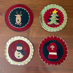 Holiday Coasters - Set of 4